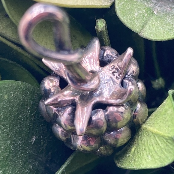 Sterling Silver grapes charm - Picture 3 of 3